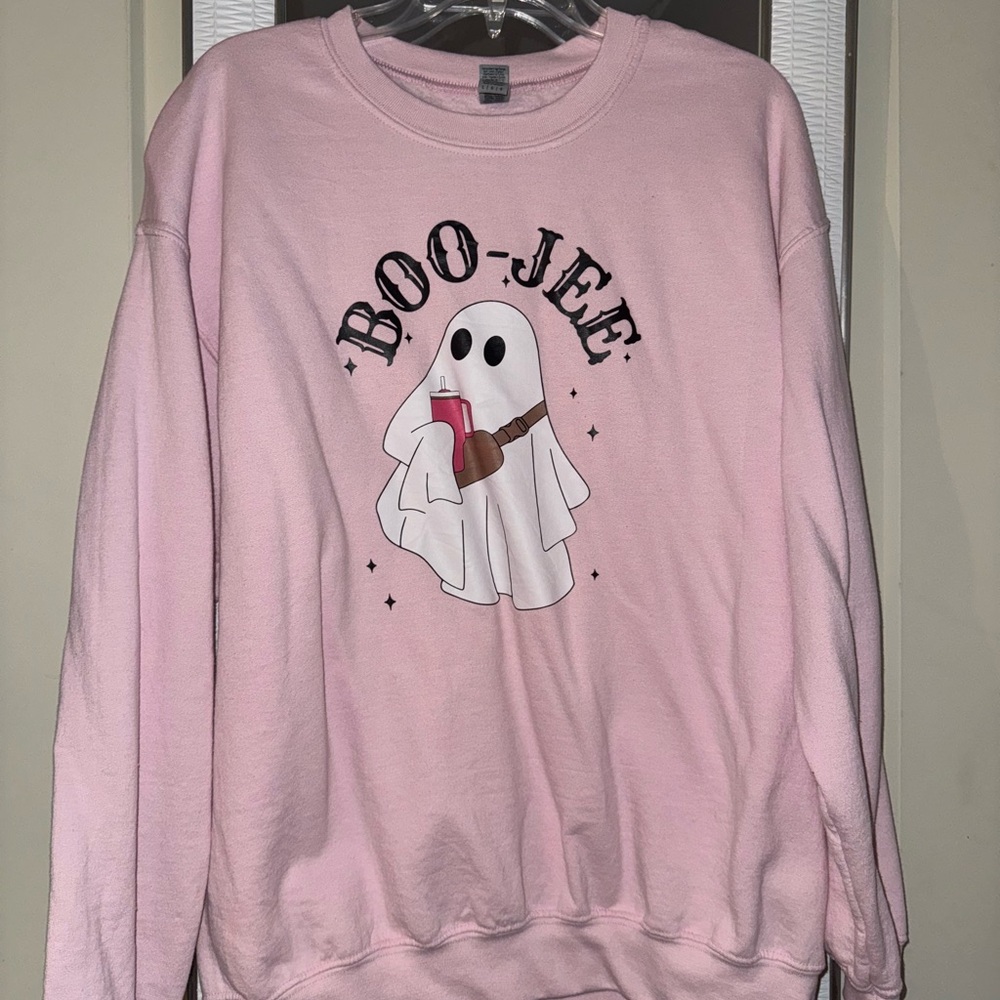 Pink Boo-Jee Ghost Sweatshirt